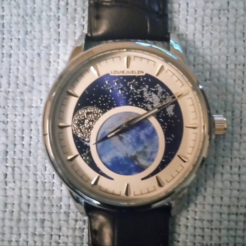 Louiejuelen cosmic eye series starry sky theme watch